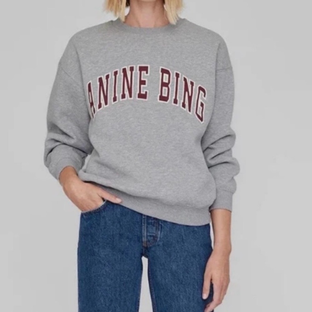 New Anine Bing Spencer Sweatshirt